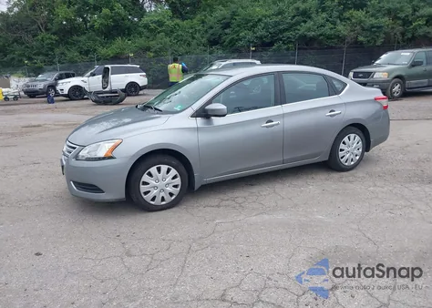 2014 Nissan Sentra Sv из США, поврежденный, VIN 3N1AB7AP0EY230043